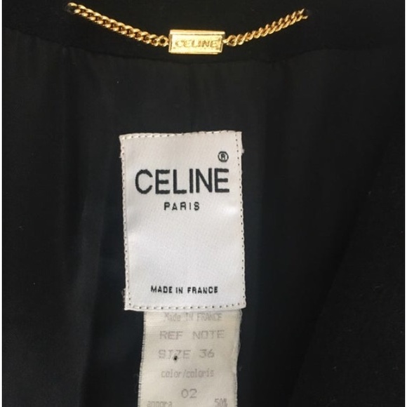 Celine Paris Angora Wool Overcoat Made in France - Picture 4 of 4